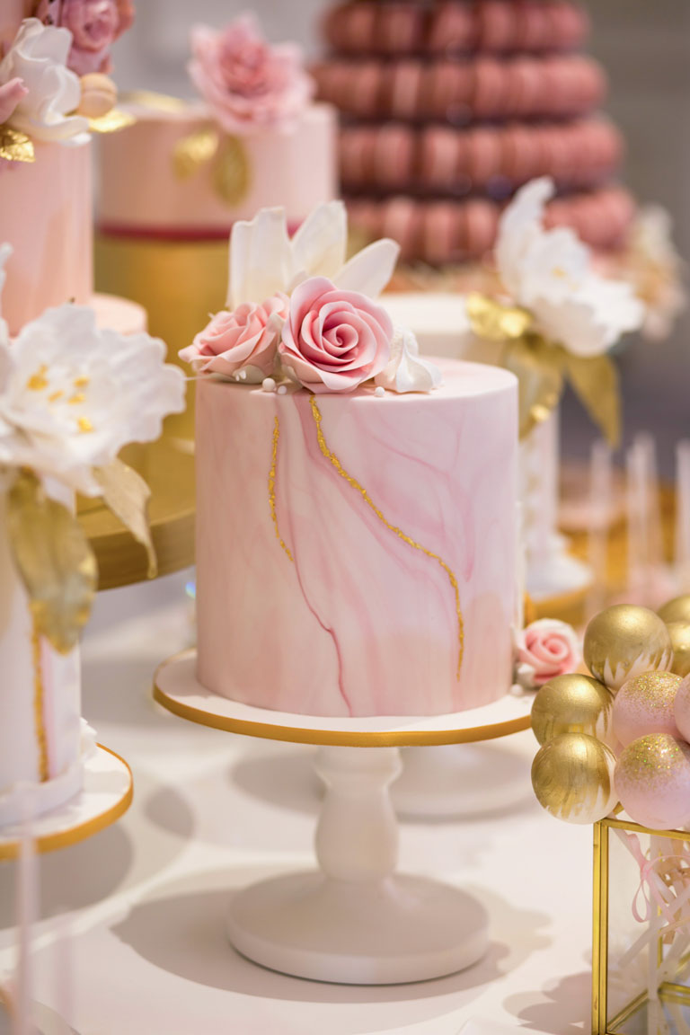 Small Luxury Wedding Cake by GC Couture and Gordon Ramsay Weddings